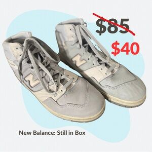 New Balance 650R  Mid Grey Men's Size 11.5 In the Box